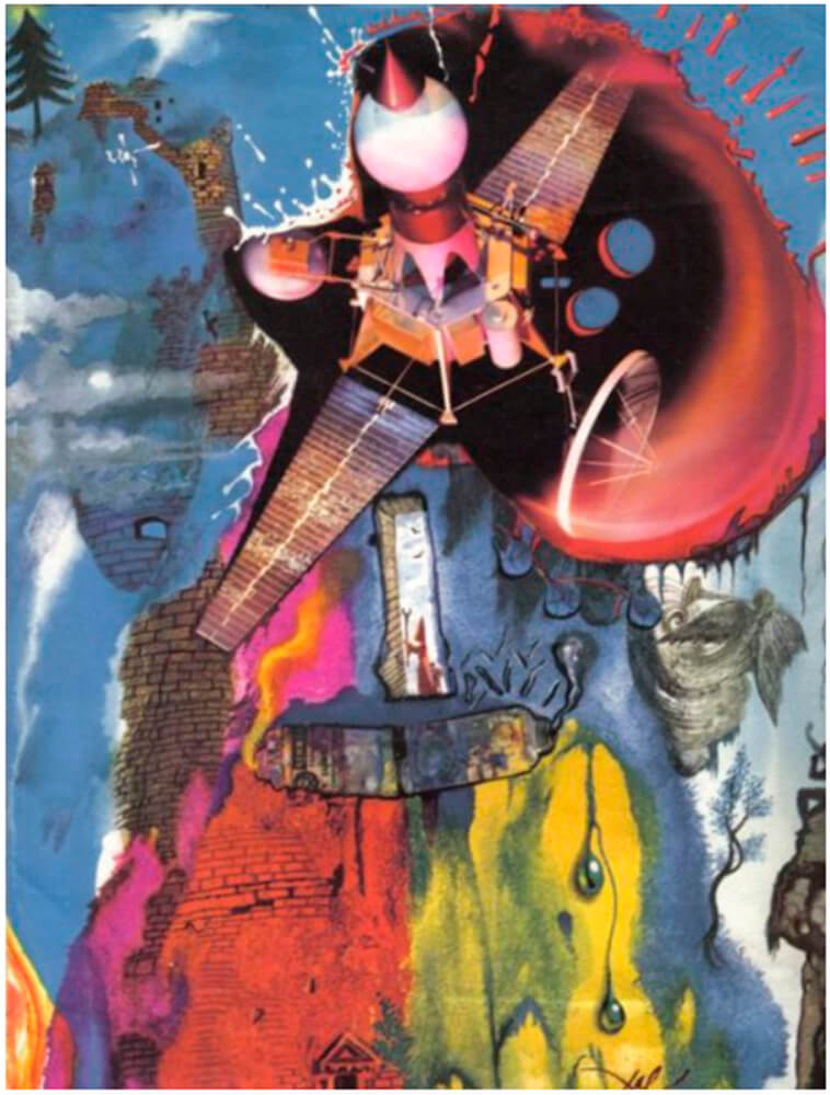 Рождественская открытка Сальвадора Дали. 1962г.