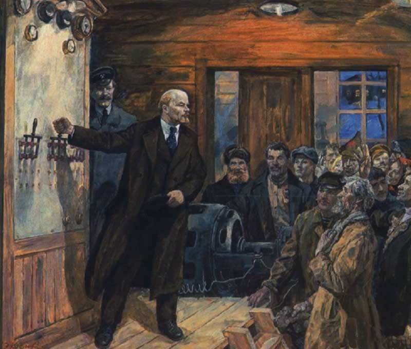 Художник Козлов Энгельс Васильевич (1926-2007), «Завет Ильича», 1985 год. Художник Козлов Энгельс Васильевич (1926-2007), «Завет Ильича», 1985 год.